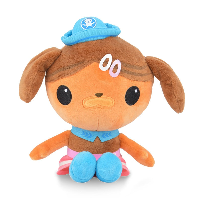 Original 13cm/19cm Octonauts Plush Toys Barnacles Peso Kwazii Tweak Animal Stuffed Party Birthday Gift Kid Christmas Girl Toy