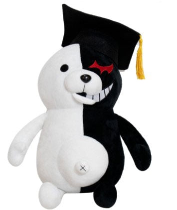 Dangan Ronpa Super Danganronpa 2 Monokuma Black &amp; White Bear Plush Toy Soft Stuffed Animal Dolls Birthday Gift for Children Kids