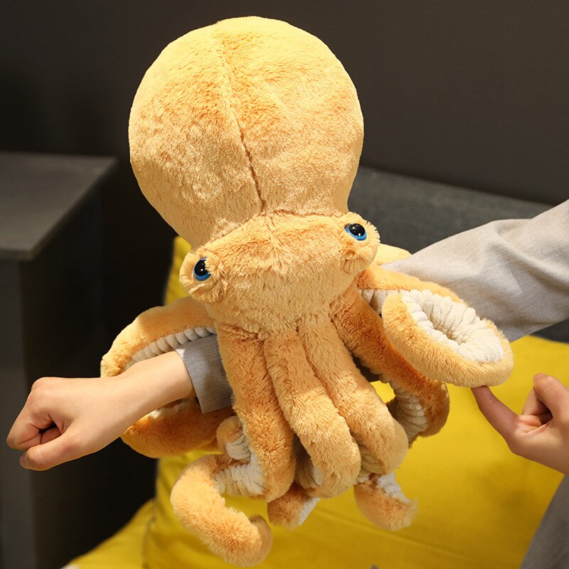 Simulation Octopus Plush Peluches Grandes Animal Crossing Toys Filled Stuffed Animals Pillow Home Decoration Juguetes Para Niños