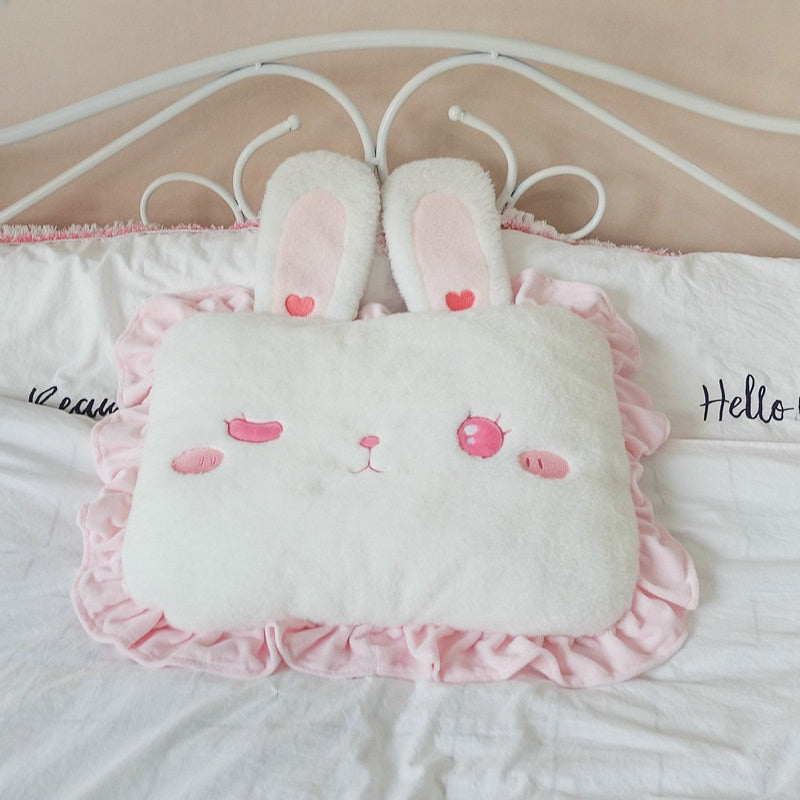 80~120cm Giant long Lolita Bunny Stuffed Hug Pink Rabbit Girl Nap Sleeping Throw Pillow Pregnant Cushion Boyfriend Eye Mask Gift