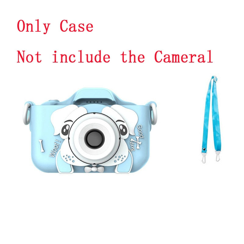 2 Inch HD 1080P Chargable Digital Mini Kids Camera Cartoon Cute Camera Toys Outdoor Photography Props for Child Birthday Gift