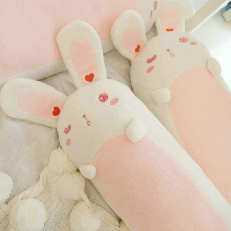 80~120cm Giant long Lolita Bunny Stuffed Hug Pink Rabbit Girl Nap Sleeping Throw Pillow Pregnant Cushion Boyfriend Eye Mask Gift