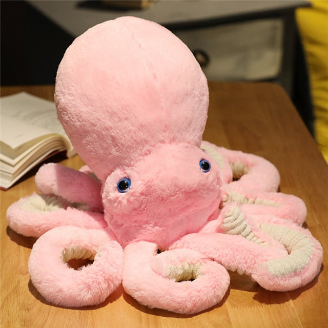 Simulation Octopus Plush Peluches Grandes Animal Crossing Toys Filled Stuffed Animals Pillow Home Decoration Juguetes Para Niños