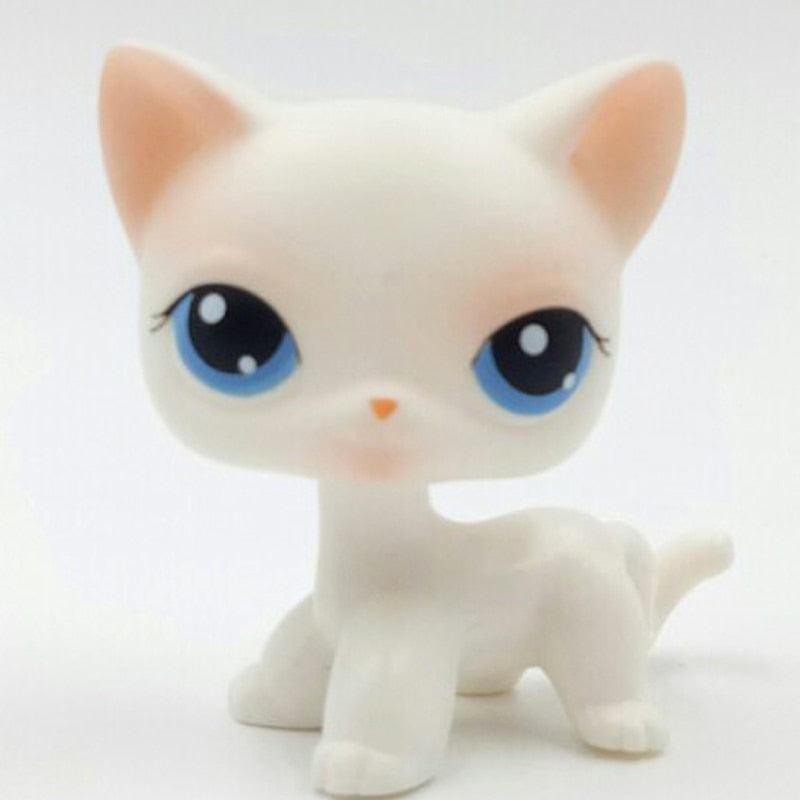 LPS CAT Rare Littlest pet shop Toys Stands Short Hair Kitten Dog Dachshund Collie Spaniel Great Dane Original Bobble head toys