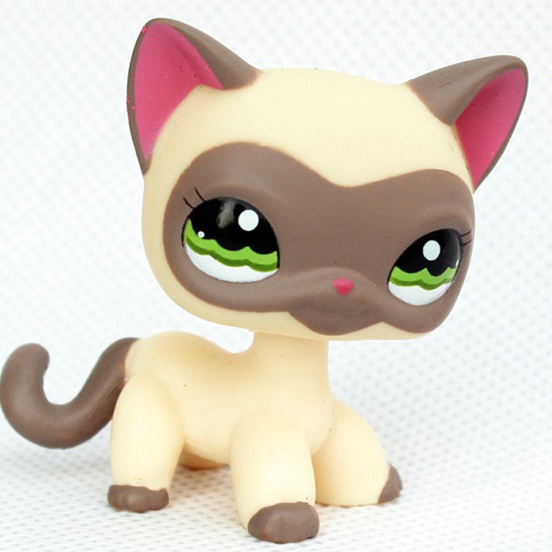 LPS CAT Rare Littlest pet shop Toys Stands Short Hair Kitten Dog Dachshund Collie Spaniel Great Dane Original Bobble head toys