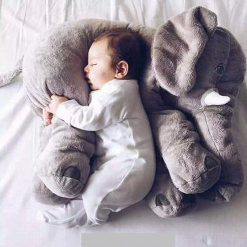 1pcs 40/60cm INS Elephant Soft Pillows Baby Sleeping Pillow Stuffed Elephant Comforter Plush Animal Cushion Best Gift For Kids