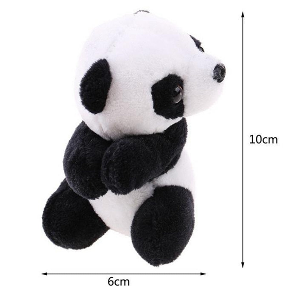 1 Pcs Creative Plush Panda Clip Hug Small Stuffed Animal Doll Toy Curtain Clip Bookmark Notes Souvenir Toys For Children