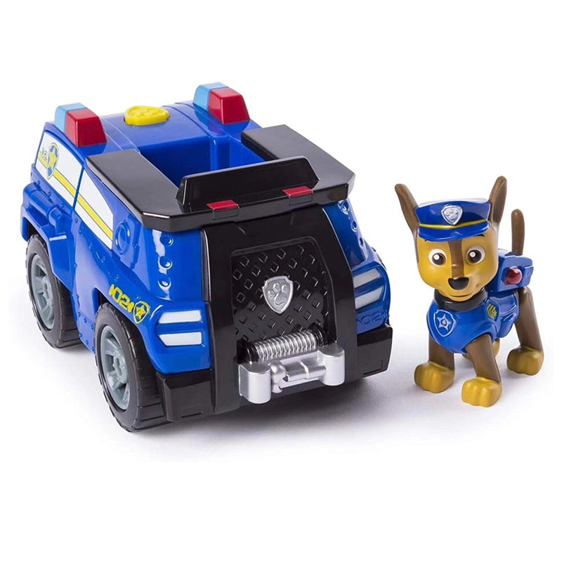 Paw Patrol Rescue Dog Puppy Set Toy Car Patrulla Canina Toys Action Figure Model Marshall Chase Rubble Vehicle Car Children Gift