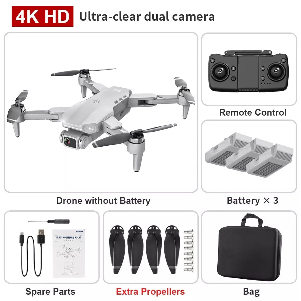 2022 New L900 Pro Drone 4K Professional 5G GPS HD Camera  Photography Brushless Foldable Quadcopter RC Distance 1.2KM Drones Toy