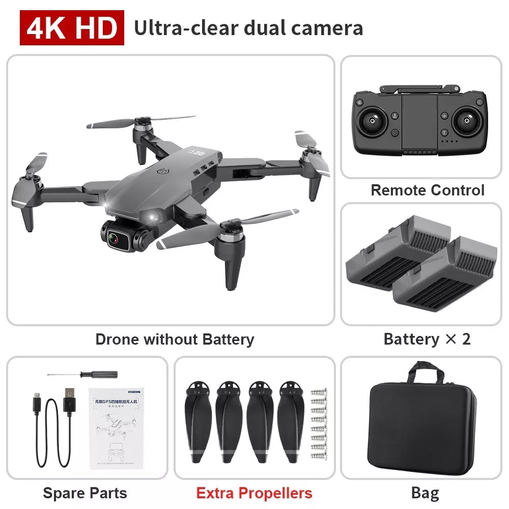 2022 New L900 Pro Drone 4K Professional 5G GPS HD Camera  Photography Brushless Foldable Quadcopter RC Distance 1.2KM Drones Toy