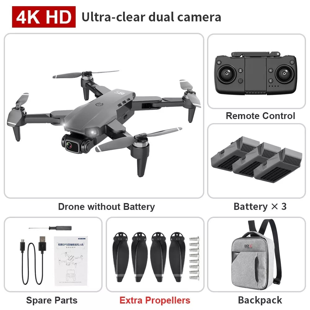 2022 New L900 Pro Drone 4K Professional 5G GPS HD Camera  Photography Brushless Foldable Quadcopter RC Distance 1.2KM Drones Toy