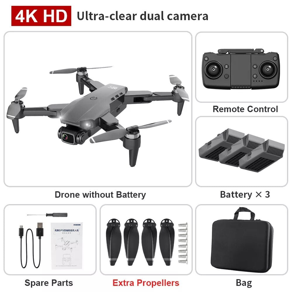 2022 New L900 Pro Drone 4K Professional 5G GPS HD Camera  Photography Brushless Foldable Quadcopter RC Distance 1.2KM Drones Toy