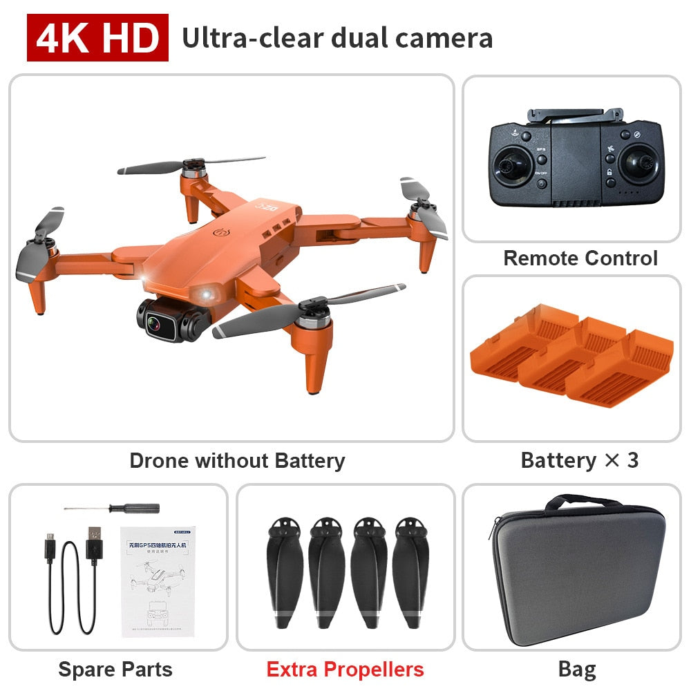 Drone L900 Pro SE MAX 4K Professional HD Camera 5G GPS Visual Obstacle Avoidance Brushless Motor Quadcopter RC Helicopter Toys