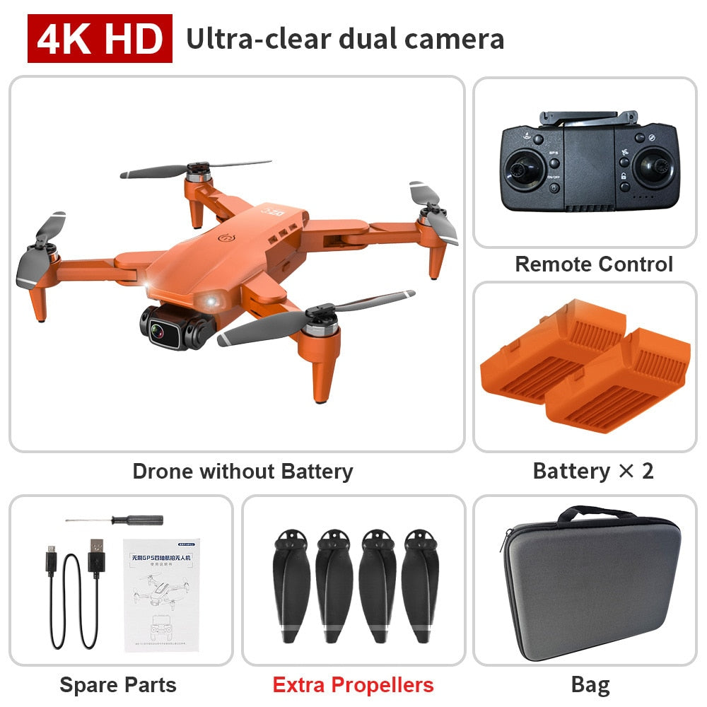 Drone L900 Pro SE MAX 4K Professional HD Camera 5G GPS Visual Obstacle Avoidance Brushless Motor Quadcopter RC Helicopter Toys