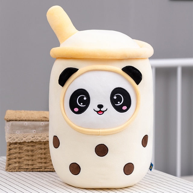 25/70cm Real-Life Bubble Tea Cup Plush Toy Pillow Stuffed Food Soft Doll Milk Tea Cup Pillow Cushion Kids Toys Birthday Gift