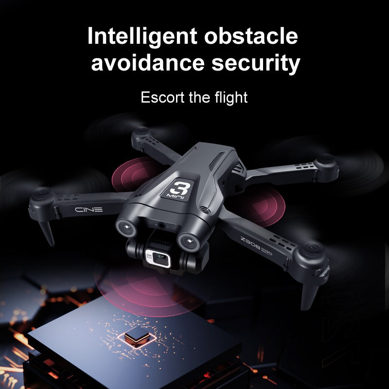 2022 NEW Z908 Pro Drone 4K HD Professional ESC Dual Camera Optical Flow Localization 2.4G WIFi Obstacle Avoidance Quadcopter Toy