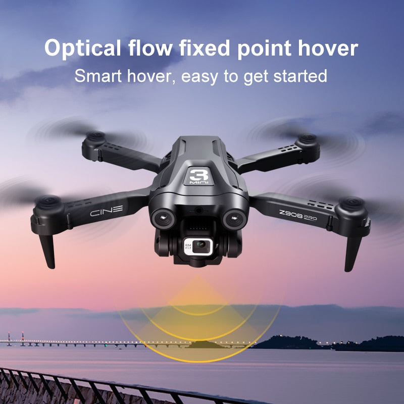 2022 NEW Z908 Pro Drone 4K HD Professional ESC Dual Camera Optical Flow Localization 2.4G WIFi Obstacle Avoidance Quadcopter Toy