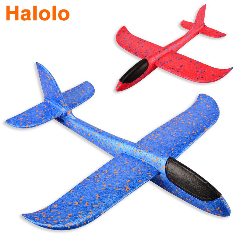 Halolo EPP Foam Hand Throw Airplane Outdoor Launch Glider Plane Kids Gift Toy 35CM Interesting Toys plane toy airplane toy