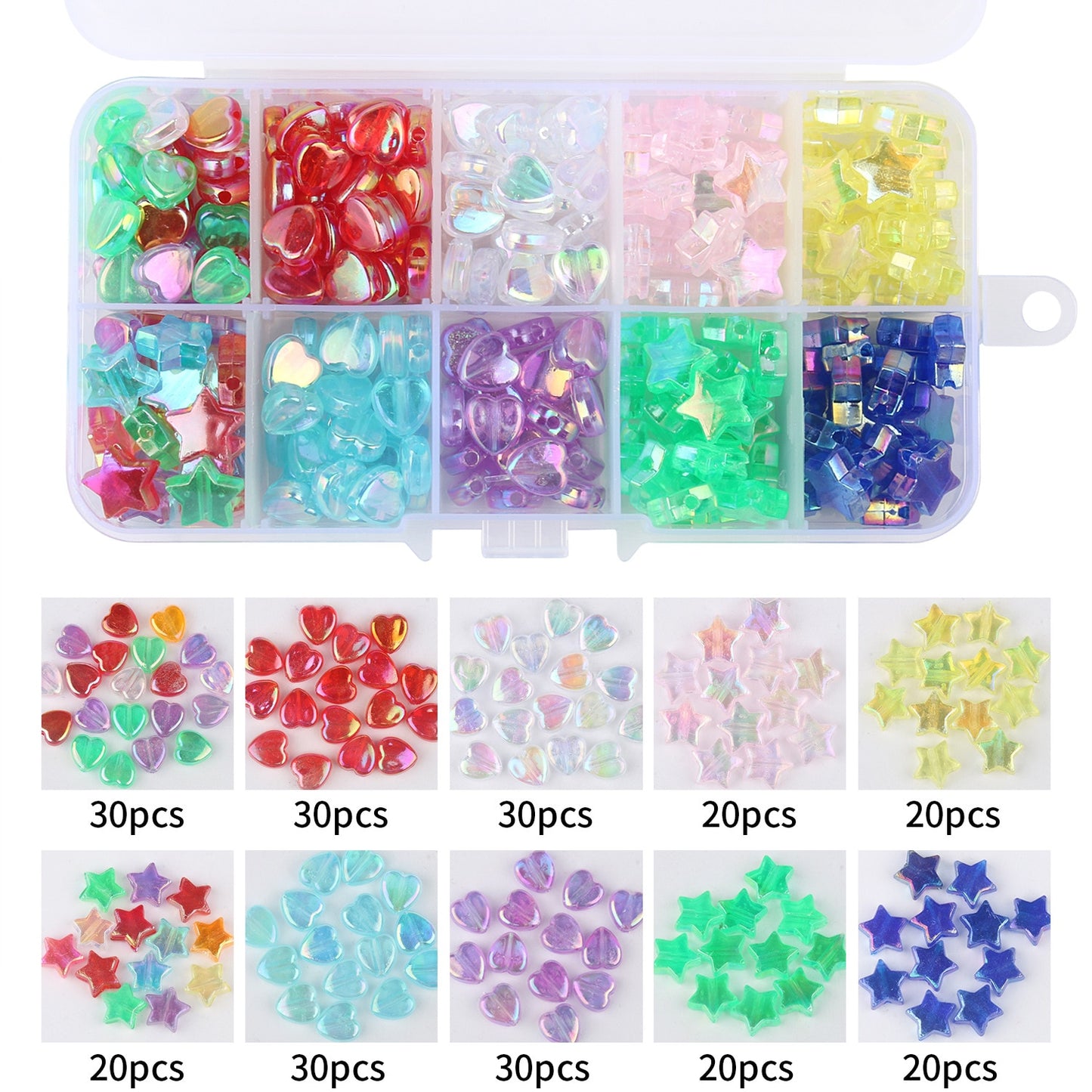 DIY Handmade Beaded Children&#39;s Toys Creative Loose Spacer Beads Making Bracelet Necklace 24 Grid Girl Jewelry Set Girl Toy Gift