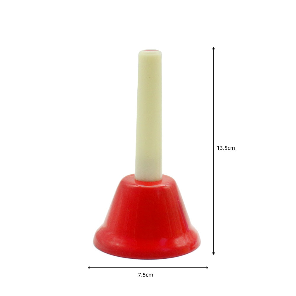 Montessori Musical Material Rhythm Music Toys Metal Montessori Bells Instrument Teaching Aids  Learning Educational Toys L1364H