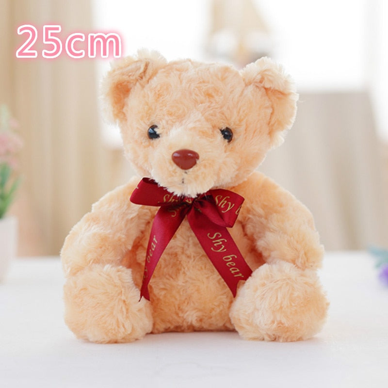 Luminous 25/30/50cm Creative Light Up LED Colorful Glowing Teddy Bear Stuffed Animal Plush Toy Christmas Gift for Kid