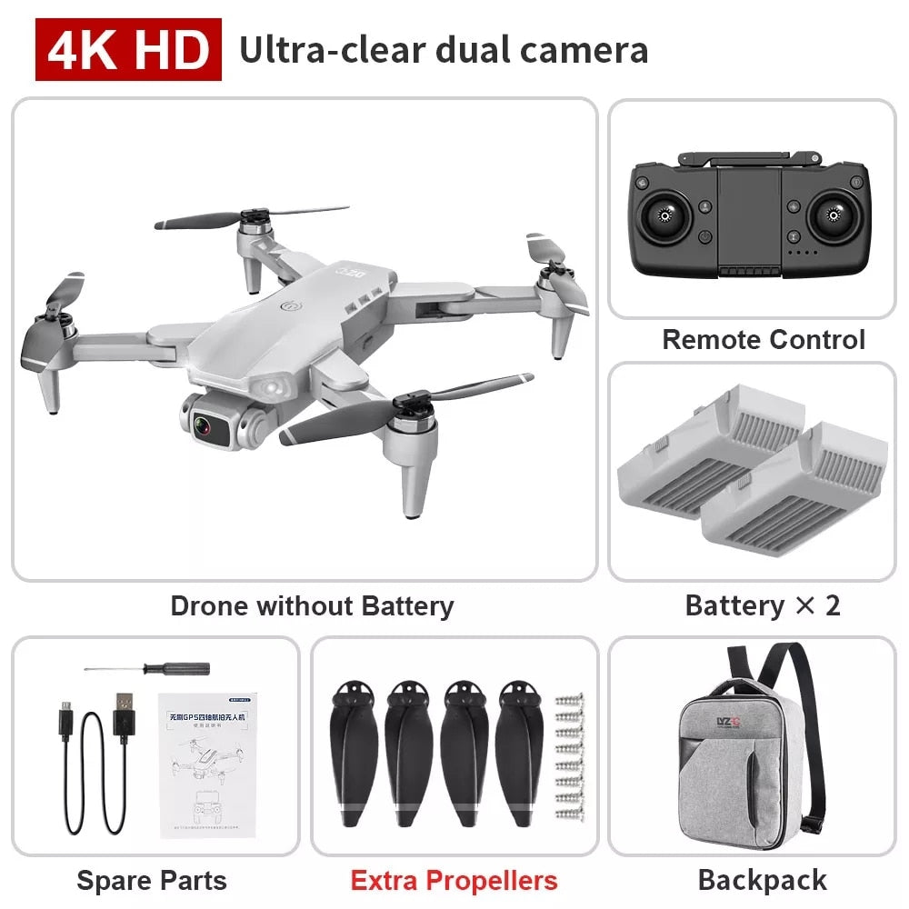 2022 New L900 Pro Drone 4K Professional 5G GPS HD Camera  Photography Brushless Foldable Quadcopter RC Distance 1.2KM Drones Toy