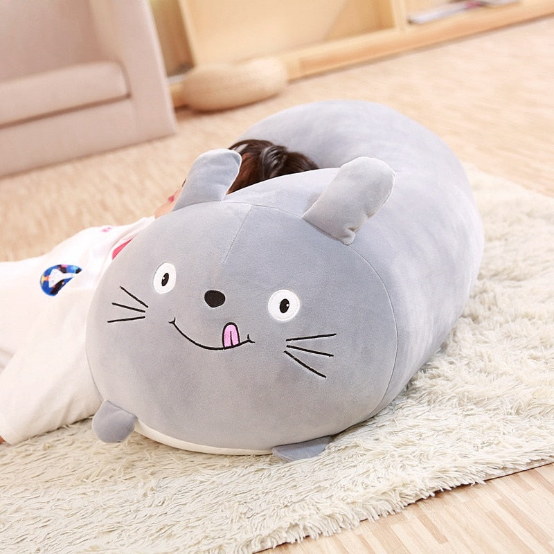 90cm Soft Animal Cartoon Corner Bio Pillow Cushion Cute Dog Cat Dinosaur Pig Unicorn Plush Toy Stuffed Lovely Kid Birthyday Gift