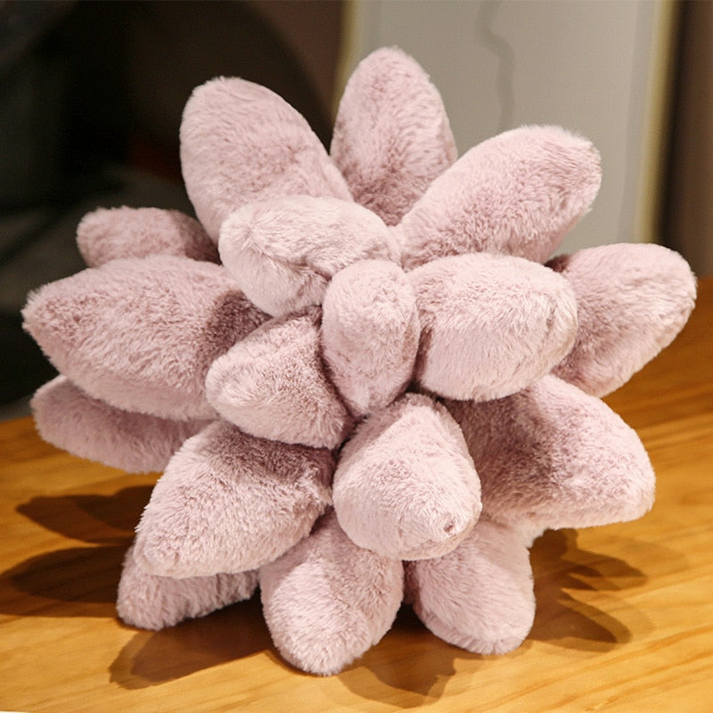 25/45cm Lifelike Succulent Plants Plush Stuffed Toys Soft Doll Creative Potted Flowers Pillow Chair Cushion for Girls Kids Gift