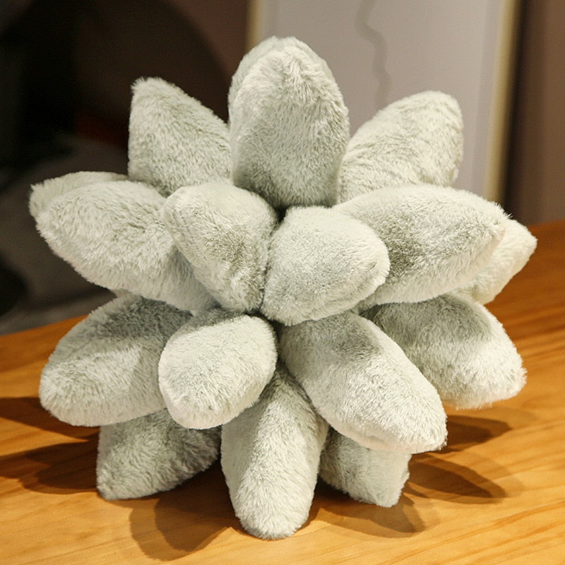 25/45cm Lifelike Succulent Plants Plush Stuffed Toys Soft Doll Creative Potted Flowers Pillow Chair Cushion for Girls Kids Gift