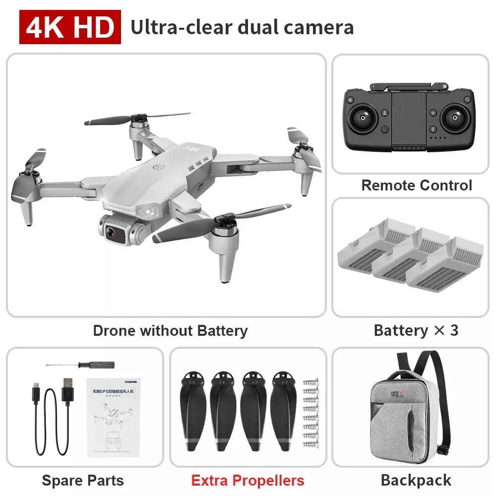 2022 New L900 Pro Drone 4K Professional 5G GPS HD Camera  Photography Brushless Foldable Quadcopter RC Distance 1.2KM Drones Toy