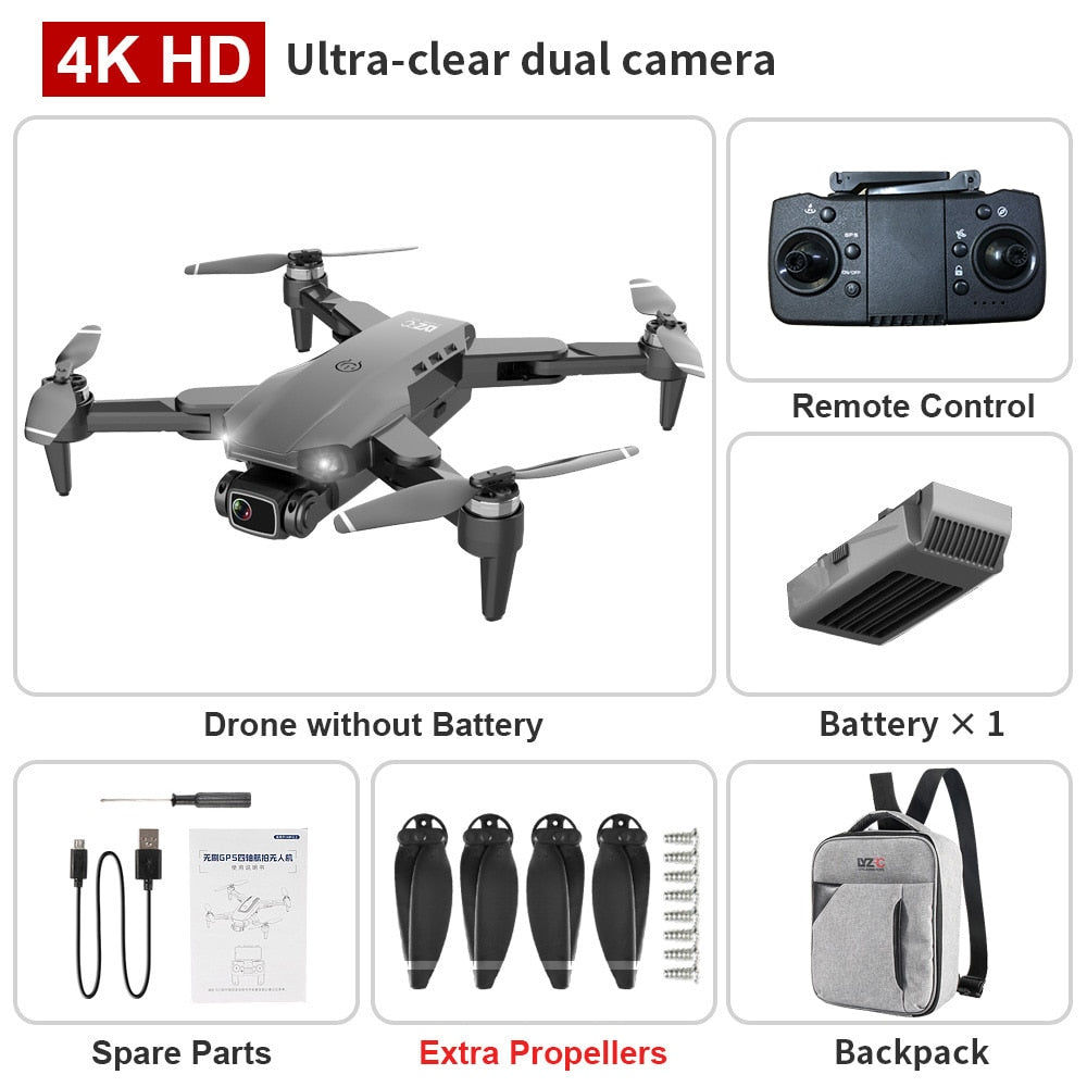 Drone L900 Pro SE MAX 4K Professional HD Camera 5G GPS Visual Obstacle Avoidance Brushless Motor Quadcopter RC Helicopter Toys