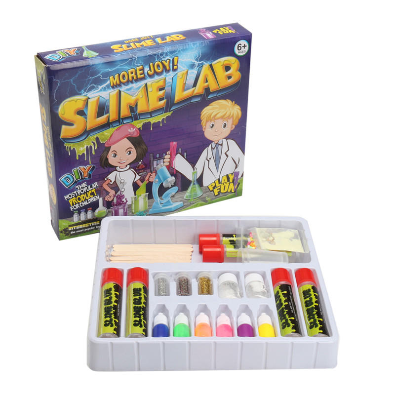 Mini Fancy Slime Laboratory Kit Make Your Own Kids Gloop DIY Science Toys Gift